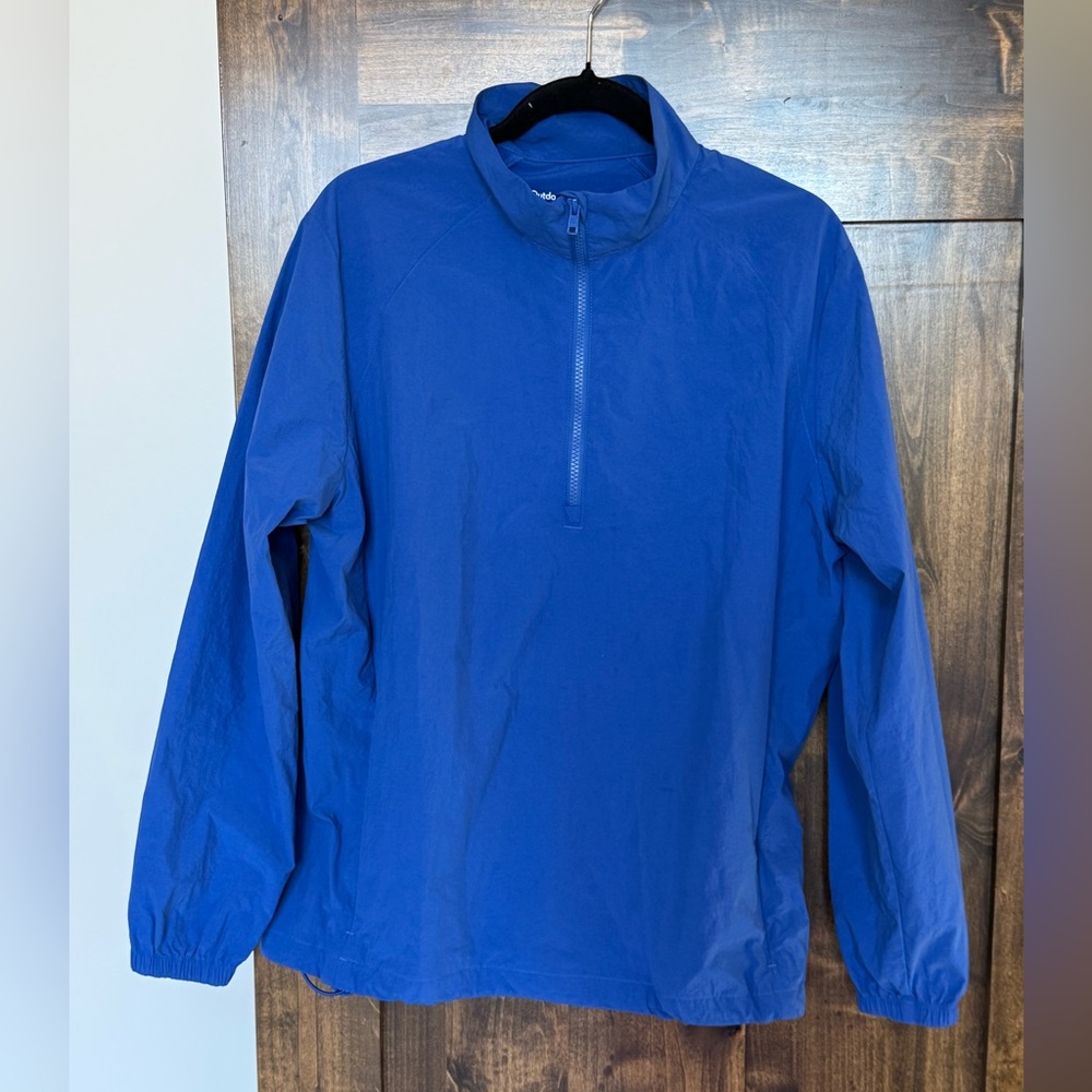 Outdoor Voices RecNylon 1/4 Zip Jacket size Small Blue